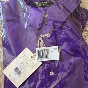 MEN’s purple golf  polo brand new XL